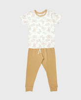 Pijama Pantalón Estampado Control Cafe